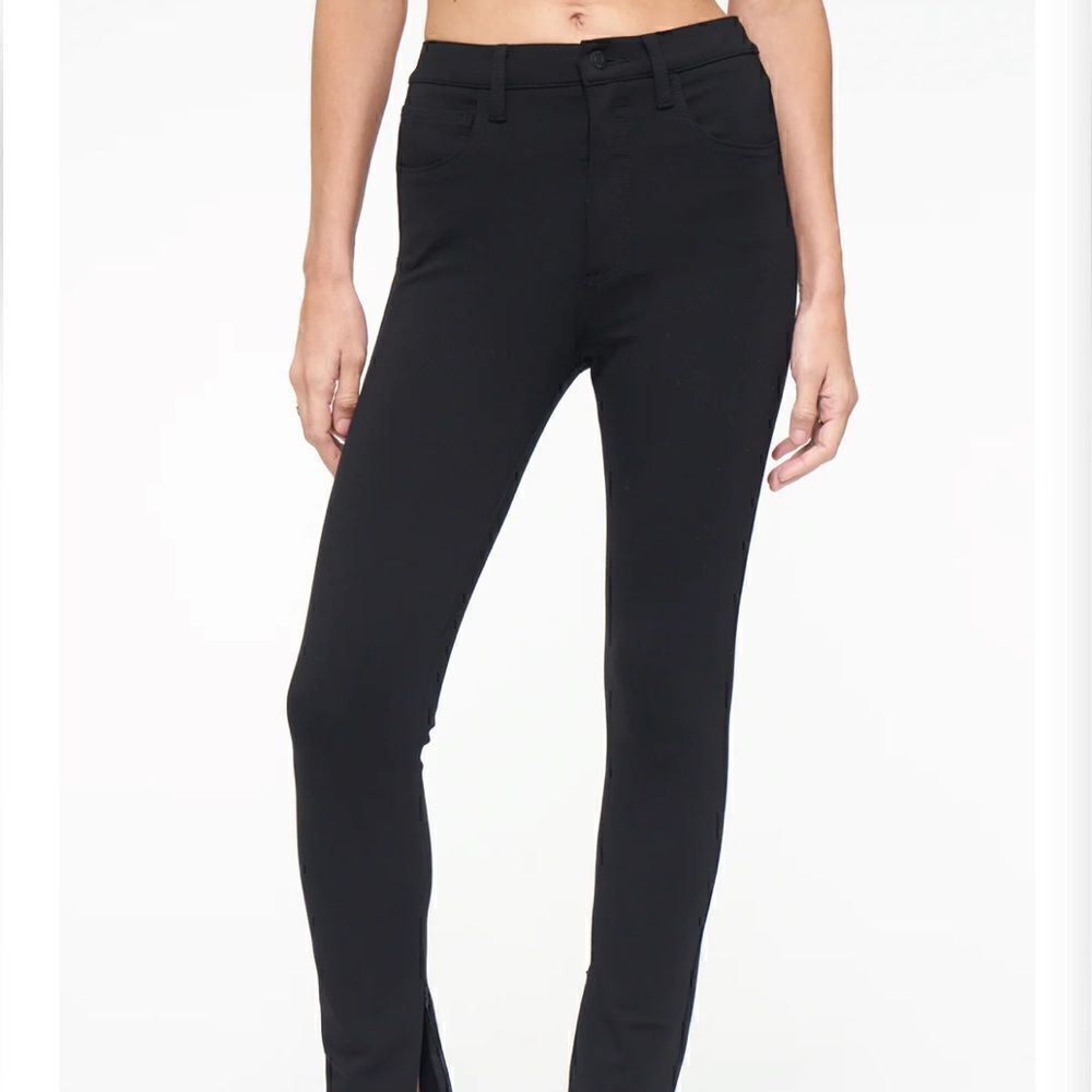 PISTOLA lennon high rise crop boot jeans in dark vinyl NWY Size 29